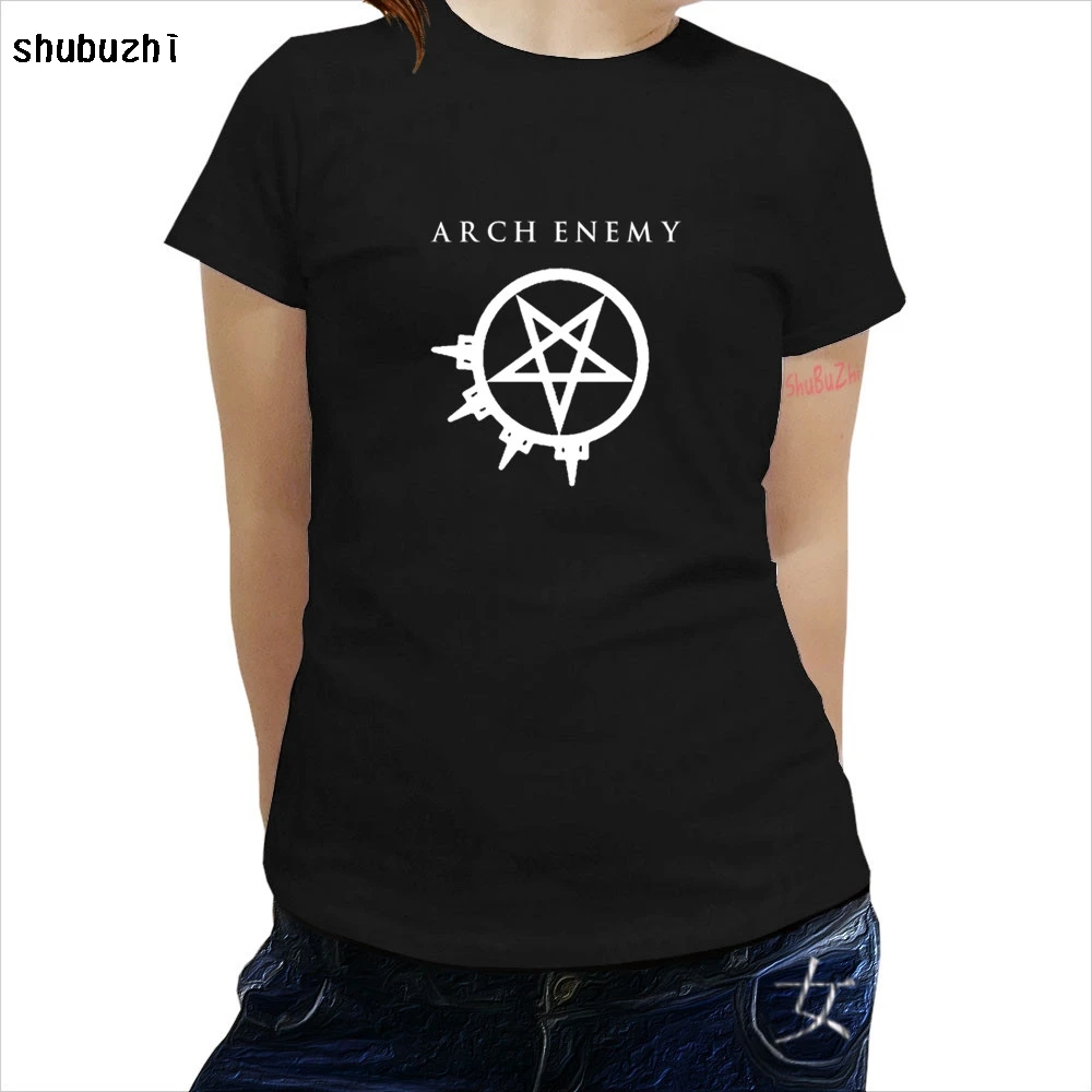 ARCH ENEMY Death Metal Pure F металлический логотип новая хлопковая Футболка Модный женский топ футболки для девочек летняя одежда