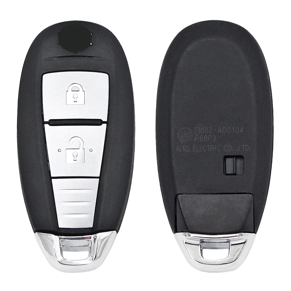 2 Buttons 315Mhz 433MHZ 47 Chip Smart Card Keyless Entry Remote Key Fob for  SUZUKI Vitara SX4 SWIFT S-Cross TS007 TS008