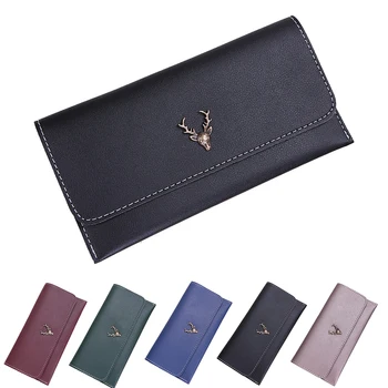 

2019 New Fashion Long PU Women Wallet Clutch Women's Purse Best Phone Wallet Female Case Phone Pocket Carteira Femme