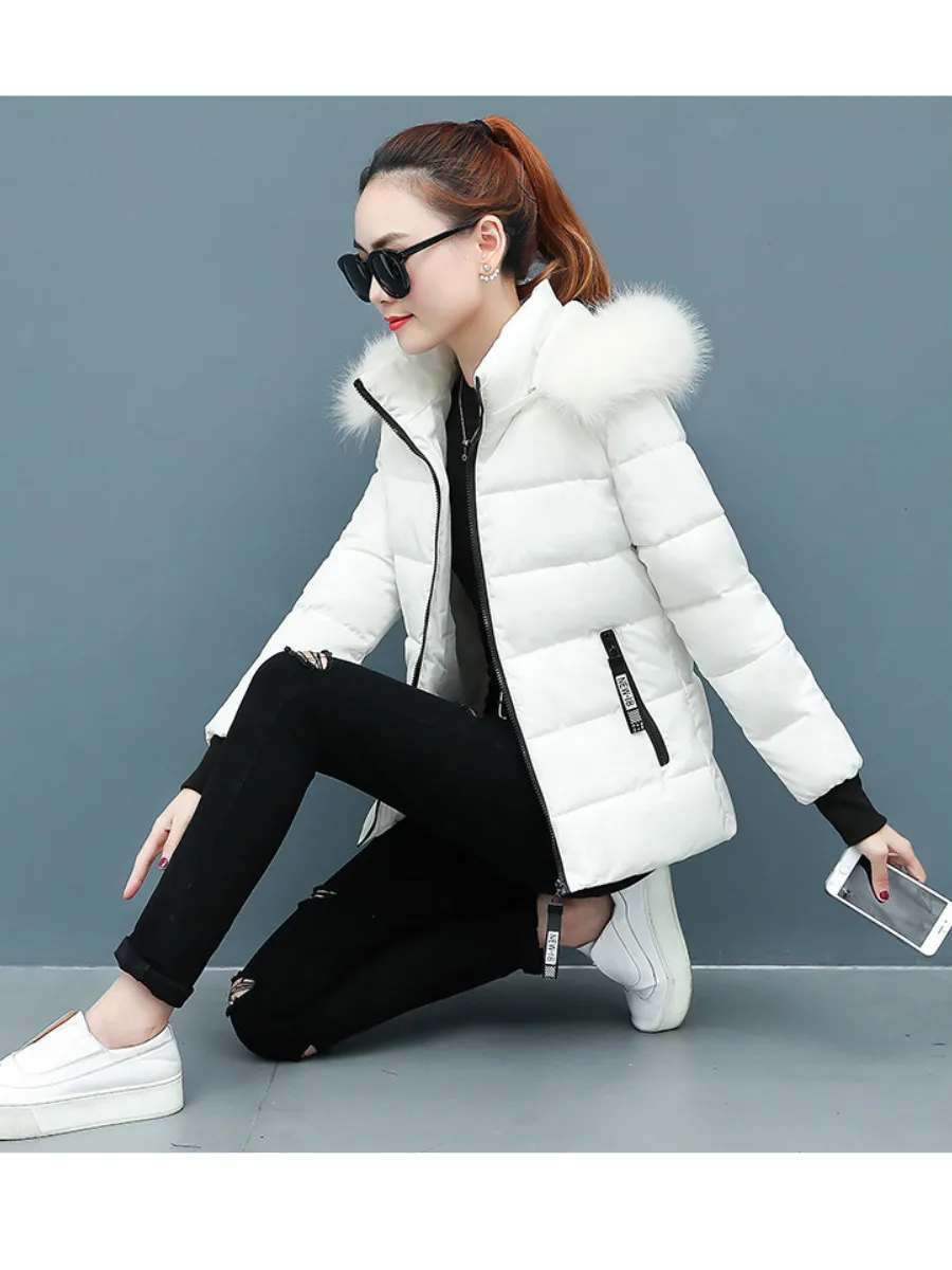Big Fur Parkas Women Down Jacket New 2023 Winter Jacket Women Thick Snow Wear Winter Coat Lady Clothing Female Jackets Parkas