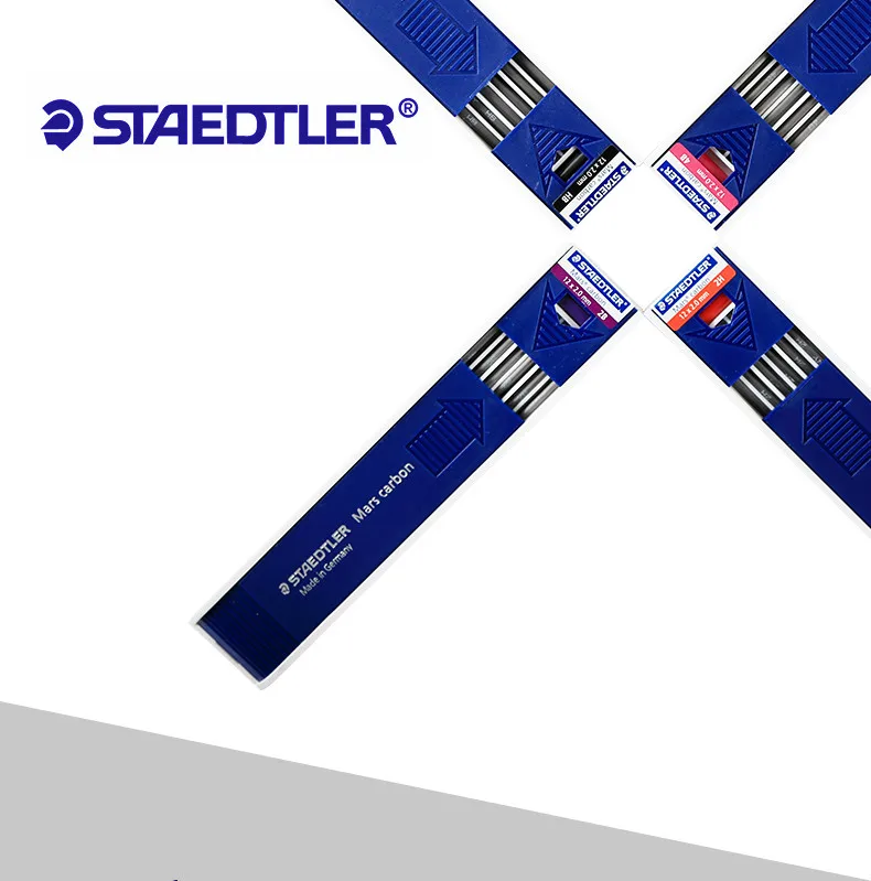 STAEDLER Mars Carbon 200 2 0 мм графитовый свинцовый механический карандаш для заправки 2H HB 4B