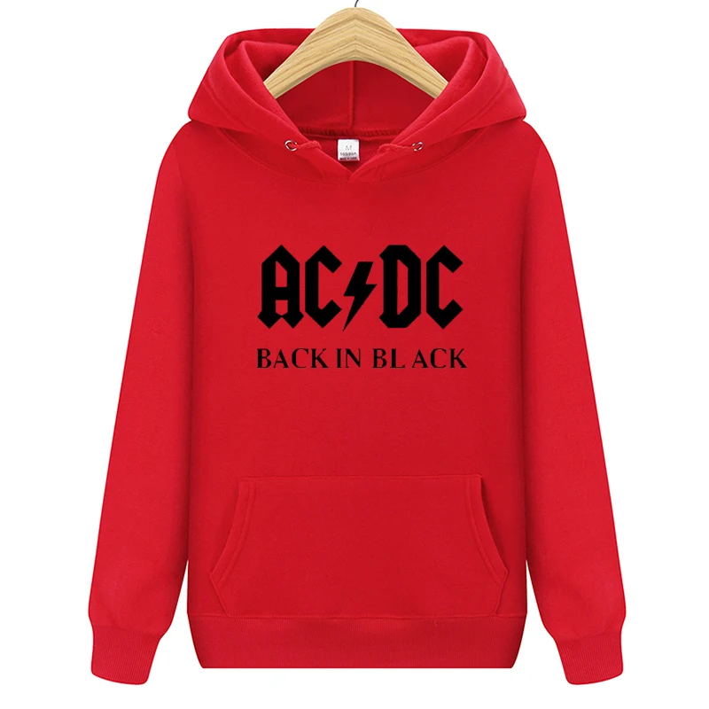 Новинка 24 дизайна Толстовка ACDC AC/DC Австралийский жесткий рок толстовки Панк sudadera уличная флисовая куртка верхняя одежда