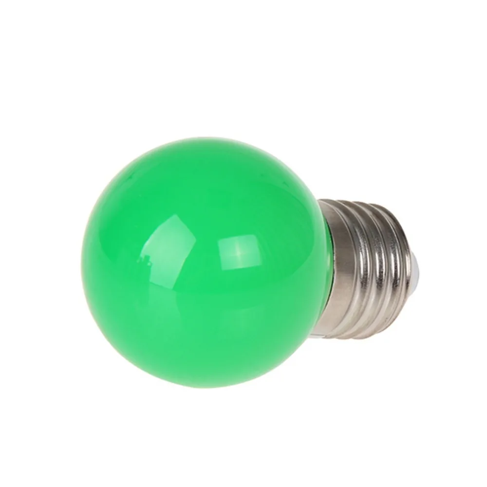 2 x E27 1W 6 SMD2835 круглые шариковые лампы для украшения дома зеленый