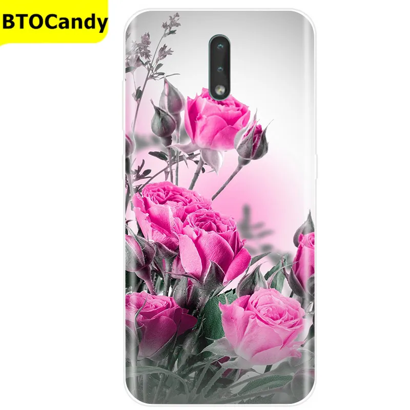 For Nokia 2.3 Case TA-1211 TA-1214 TA-1206 TA-1209 Case for Nokia 2.3 Nokia2.3 Case Silicone Cover Painted Soft TPU Fundas Bags leather phone wallet Cases & Covers