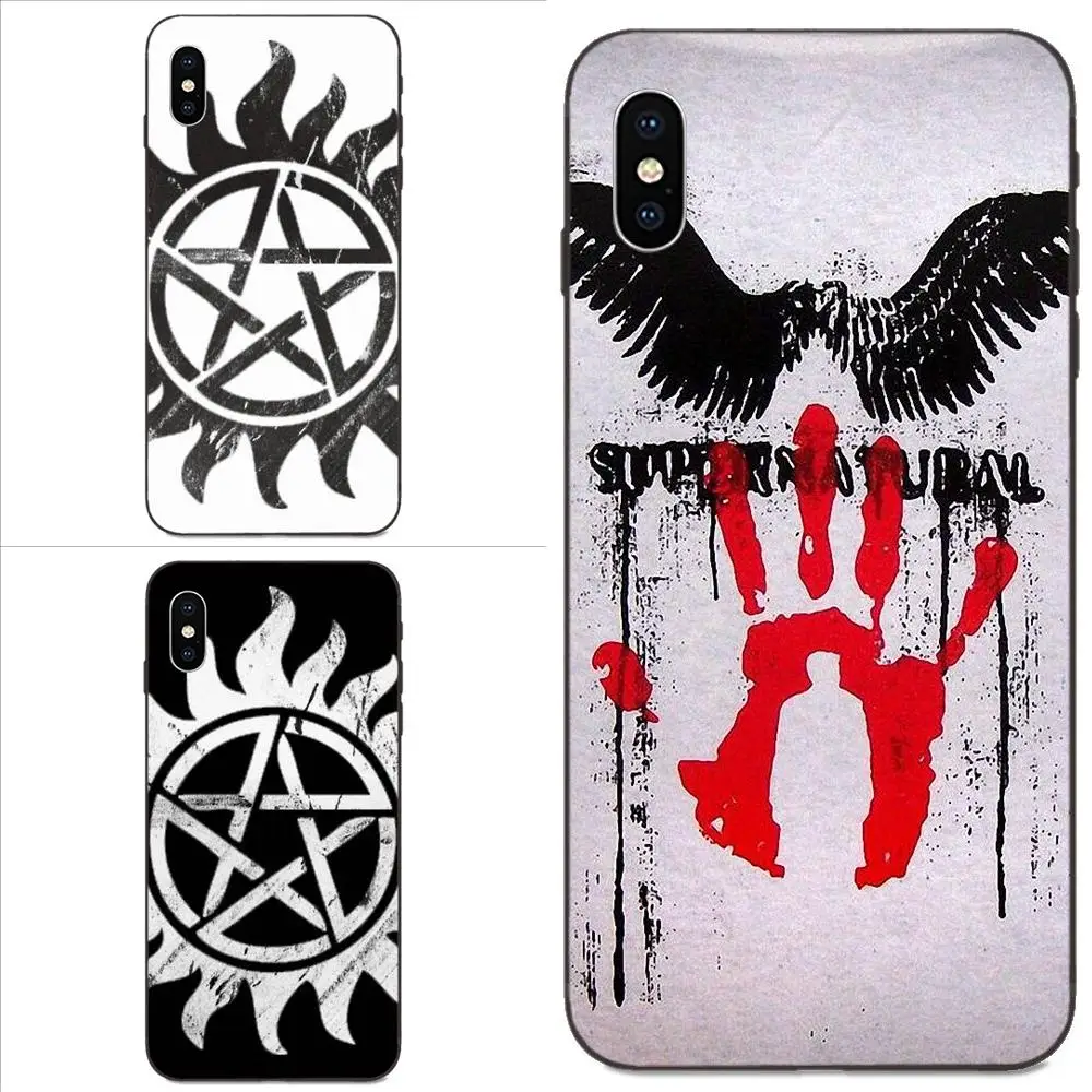 Supernatural Logo TPU Cases Cover For Galaxy C5 C7 J1 J2 J3 J330 J5 J6 J7 J730 M20 M30 Ace Core Max Mini Plus Prime Pro | Мобильные