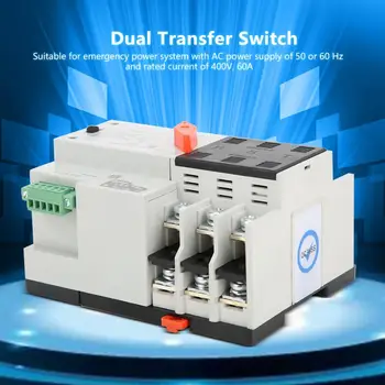 

W2R-100 Dual Power Automatic Transfer Switch 3P 100A 50Hz Power Transfer Switch high quality