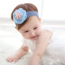 Корейский стиль; детский стиль; повязка для волос с большим цветком; повязка на голову; Детские аксессуары для волос с цветочным рисунком для девочек