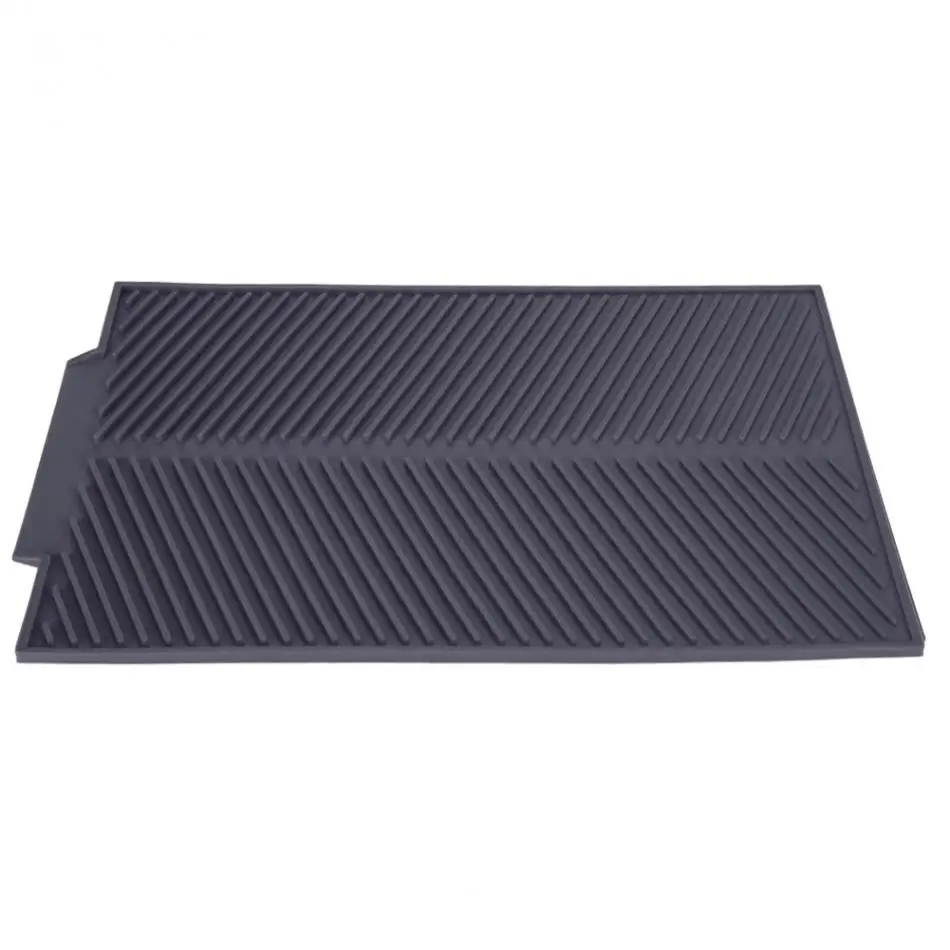 Rectangle Silicone Drain Mat Drying For Tray Resistant Pad Set Slip-proof Dish Heat Dishes Mats Massage Kitchen Mat