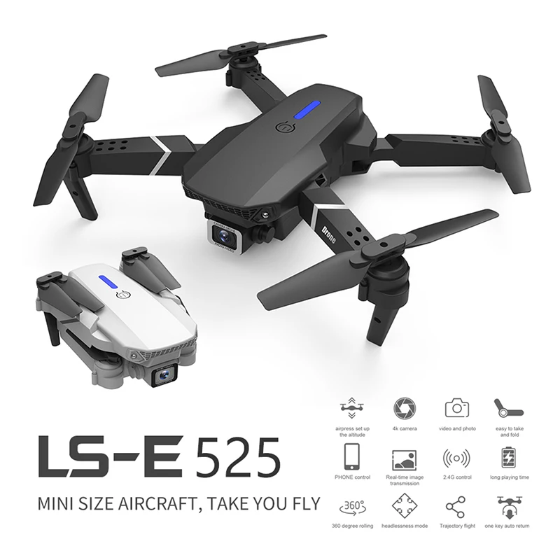 LSRC RC Drone E68 Pro WIFI FPV Drone With Wide Angle HD 4K 1080P Camera Height Hold RC Foldable Quadcopter Dron Gift