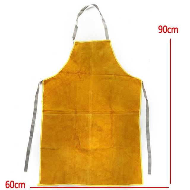 Duty Gardening Welding Apron Sleeves Gloves Protection Thorn Proof Leather Work Safety Workwear Glaziers Blacksmith