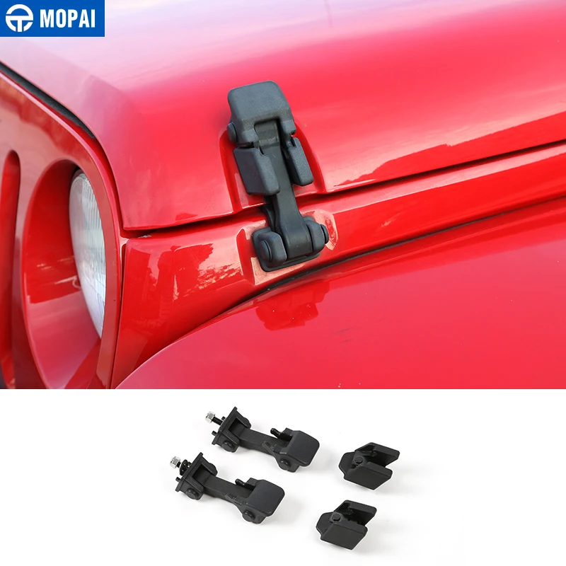 1 Paar Hood Lock Latch Catch Car Engine Cover Lock für 2007-18 Jeep Wrangler JK