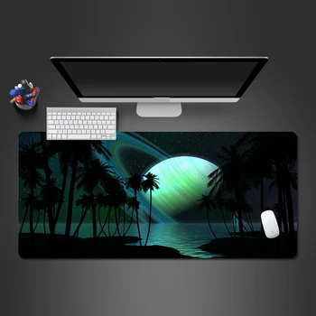 

Unique Creative Dark Green Star Mouse Pad High Quality Natural Rubber Wear - Resistant Lock Edge Mouse Pad Hd Print PC Mats