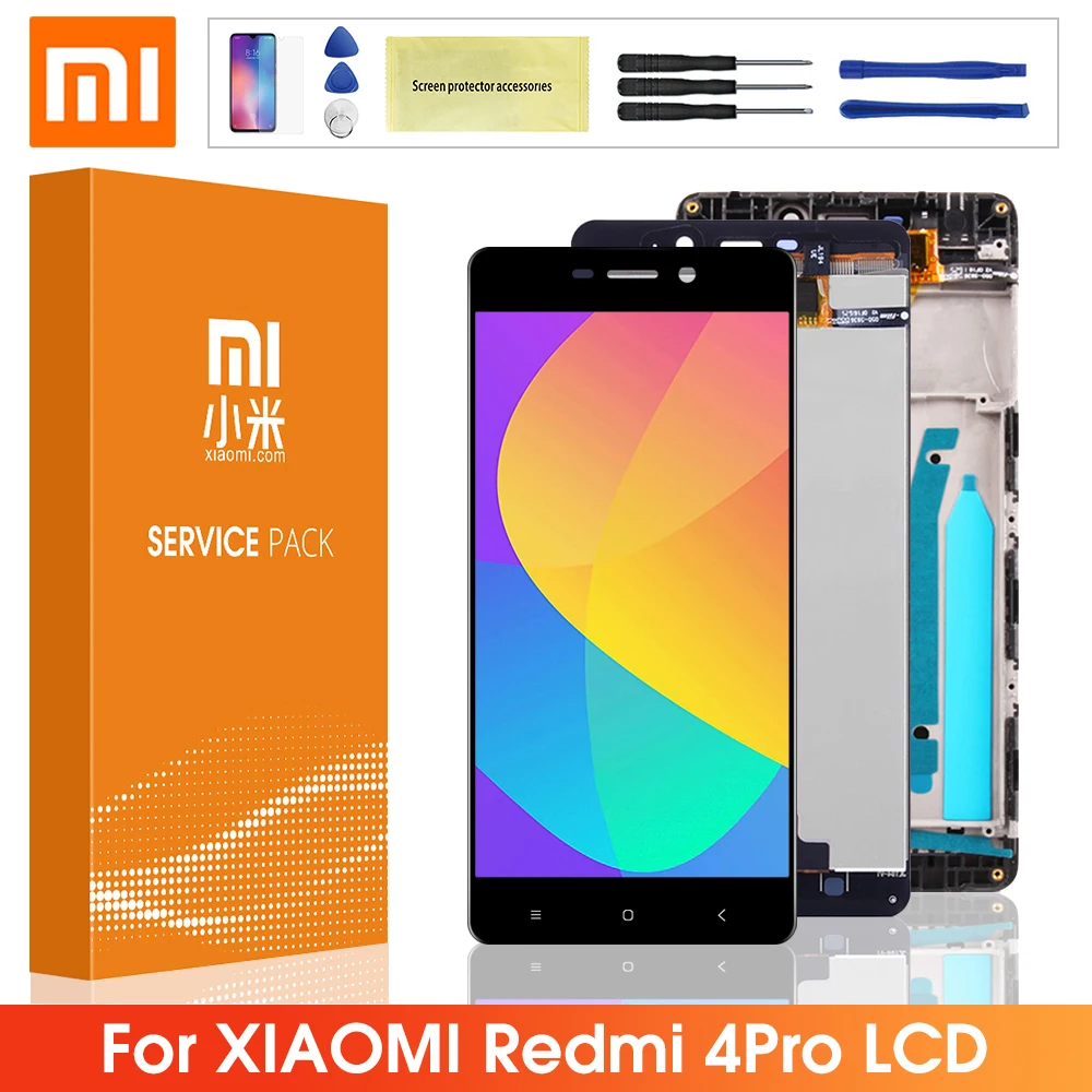 Оригинальный ЖК дисплей 5 0 дюйма для Xiaomi Redmi 4 Pro сменный сенсорный экран с