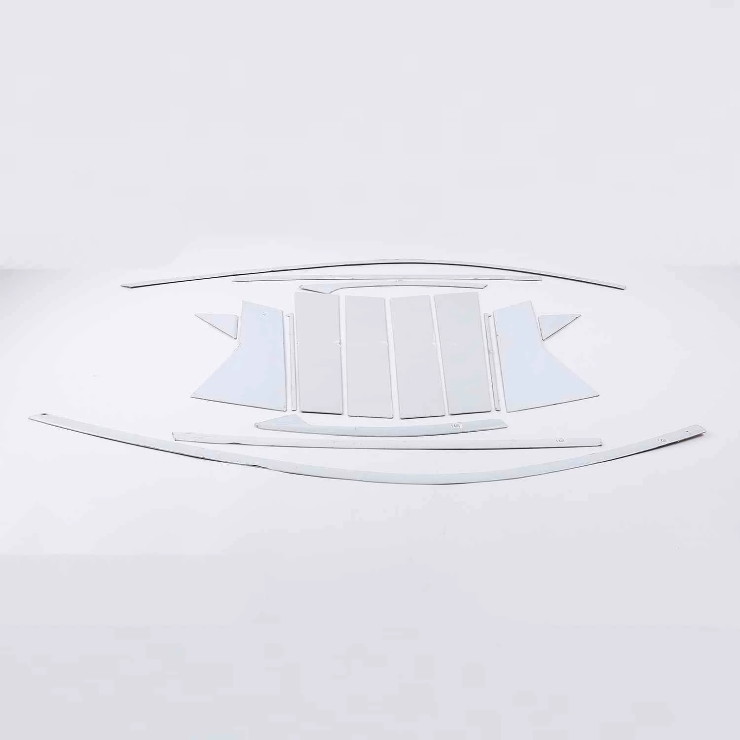 Upper BC Pillar 16 Для Mazda CX5 CX-5 KF верхняя часть из нержавеющей стали B+ C украшение стойки оконное литье Крышка отделка подоконник Стайлинг автомобиля - Цвет: Upper BC Pillar 16