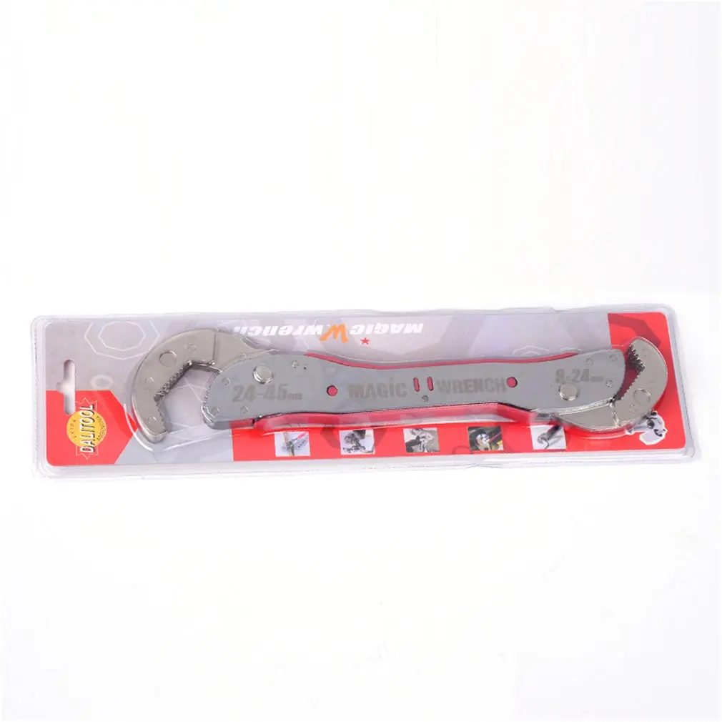 

9-45mm Universal Adjustable Magic Wrench Multi-function Purpose Spanner Pipe Home Hand Tools Quick Snap Grip