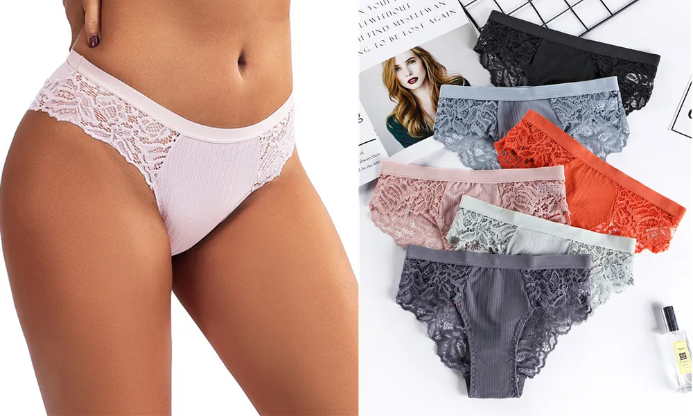 3 Pcs/Set Women Panties G-String Underwear Fashion Thong Sexy Cotton Panties Ladies G-string Soft Lingerie Solid Low Rise Panty
