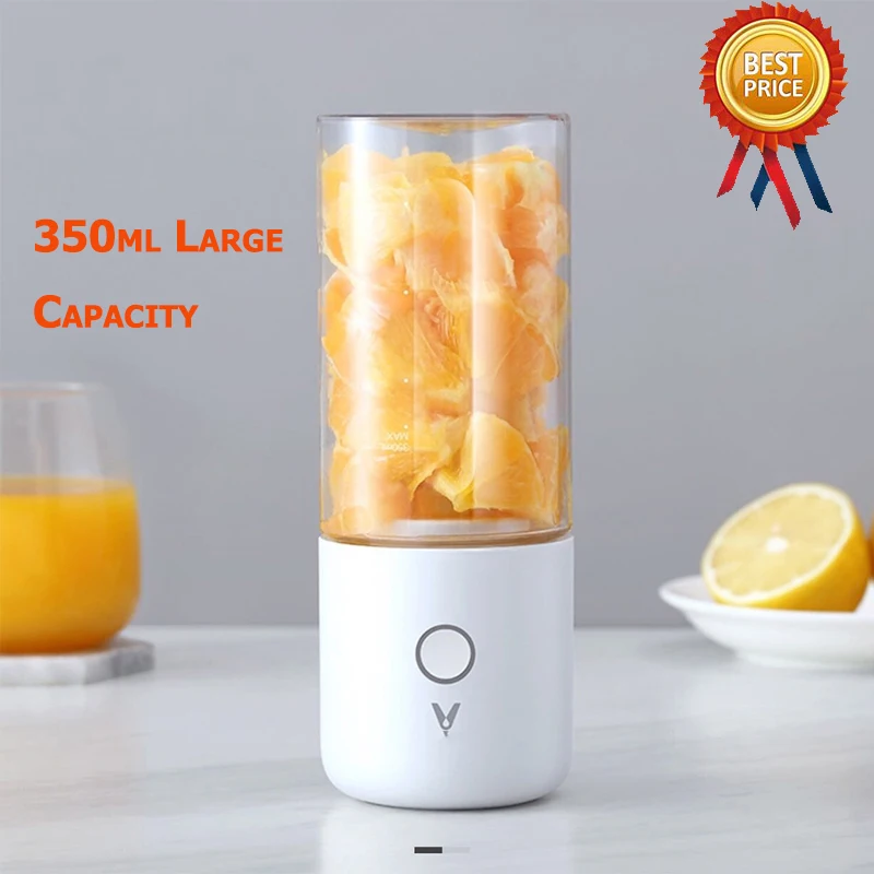 Miglior 350ml Portatile Spremiagrumi Elettrico Frullatore Multiuso Wireless Mini USB Ricaricabile Tazza di Succo di Taglio Mixer Per I Viaggi