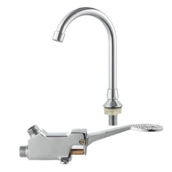 

Foot Pedal Type Water Tap Facuet Sprayer For Hand Basin Sink Hospital Factory Prevent Cross-infection
