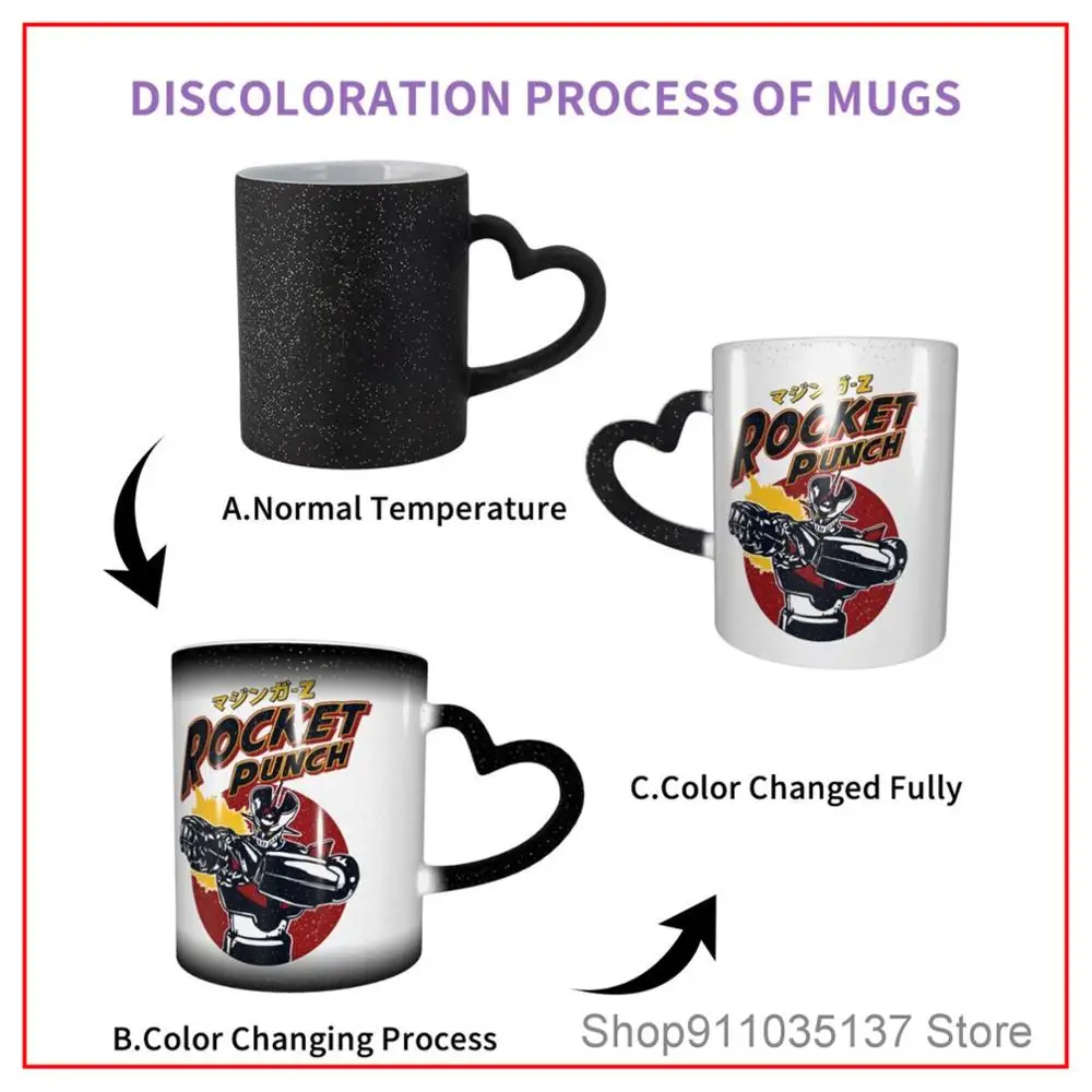 Винтажный Японский робот Action Rocket Punch Mazinger Z кофейные K кружки стеклянные чашки