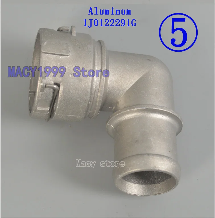 Coolant Hose Connector Aluminium alloy Supercharger Pipe Fit For Golf MK4 Bettle A3 S3 TT Seat Leon 1.6 1.8T