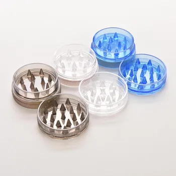 

1pcs Kitchen Use Round Shape Hard Plastic Herbal Herb Cigar Tobacco Grinder Smoke Spice Crusher Hand Muller