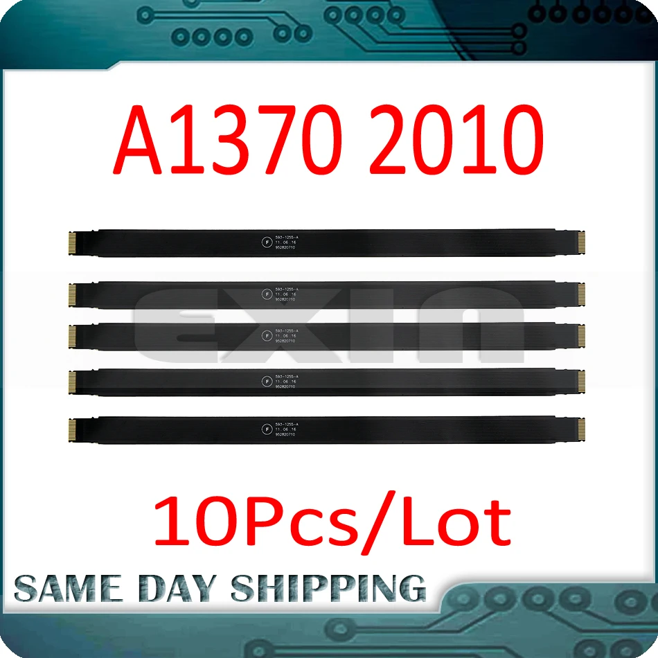 

10Pcs/Lot Late 2010 A1370 Trackpad Touchpad Ribbon Flex Cable 593-1255-A 922-9675 for MacBook Air 11" MC505 EMC2393