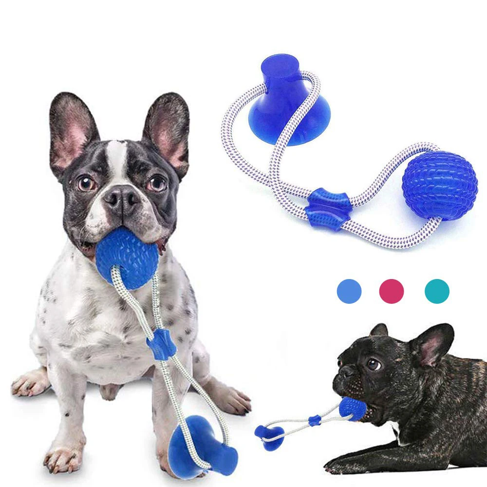 Dog Toy Multifunction Pet Molar Bite Chew Toy Cleaning Teeth Dog toothbrush Elasticity Soft For Puppy Dog Interactive Toy