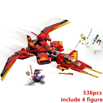 

New 2020 Ninjag series Kai Fightar Red Flame Aircraft Season 14 Building Blocks Classic Model Sets Bricks Kids Kits 71704 TV