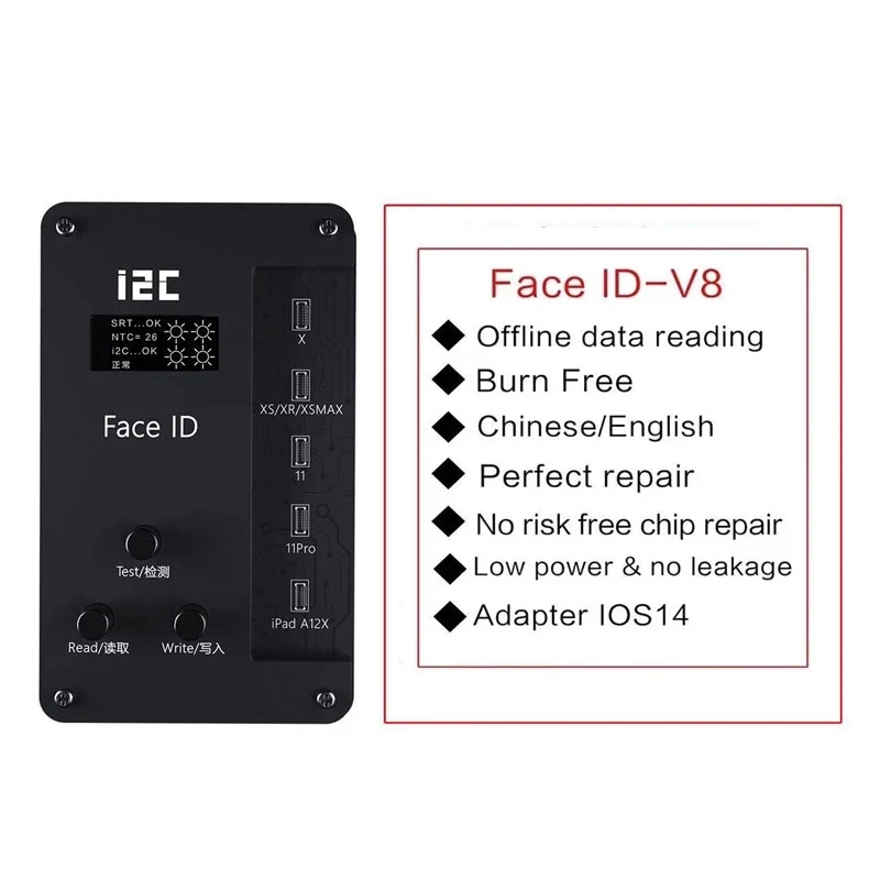 US $123.93 i2C IFaceV8 Face Dot Matrix Projection Repair Detector For iPhone X11Pro max Face ID Repair Tool Replace the Dot Matrix Cable