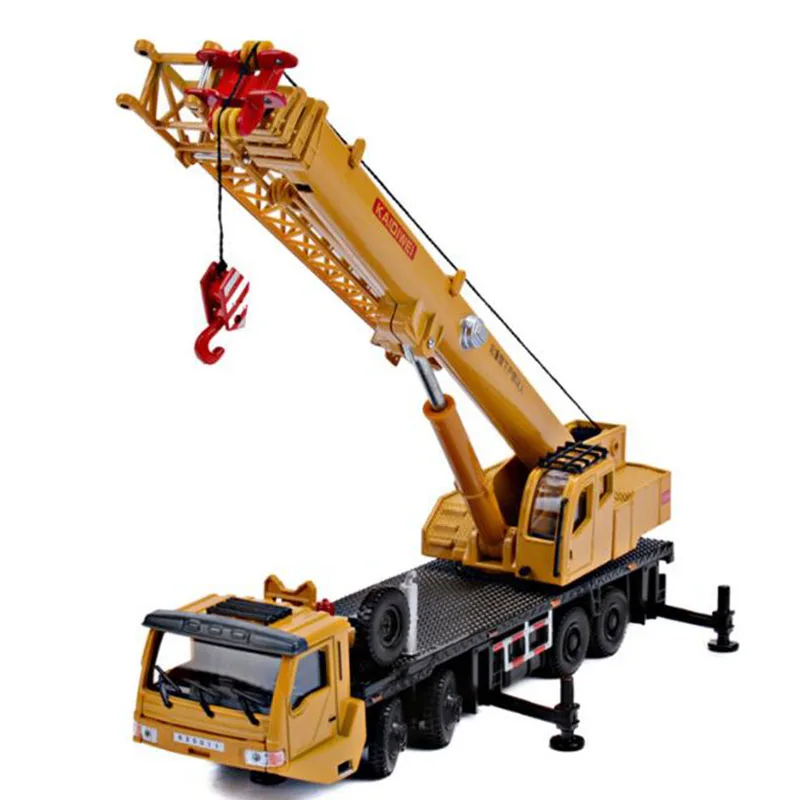 1/55 Metal Diecast Help car Engineering Vehicles Alloy Car Models Toys Crane Hoisting Hoist