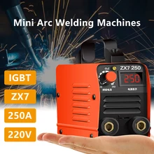 Mini Machines à souder à Arc portables 220v IGBT DC, onduleur, soudeur à ARC avec écran LCD, soudeurs électriques portables, courant réglable 20 250A