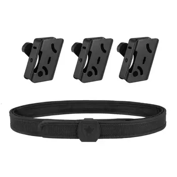 

3PCS Aluminum Holster + Inner&Outner Belt Magazine Pouch Mag Shooting Multi-Angle Adjustment Speed Shooter's Pistol Race Master