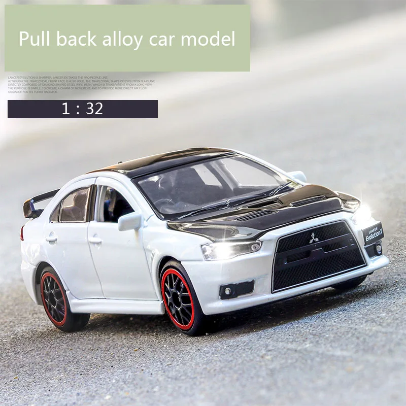 Модель автомобиля из 1:32 сплава, модель спортивного автомобиля, игрушка со звуком и светильник, чтобы открыть дверь, детские игрушки
