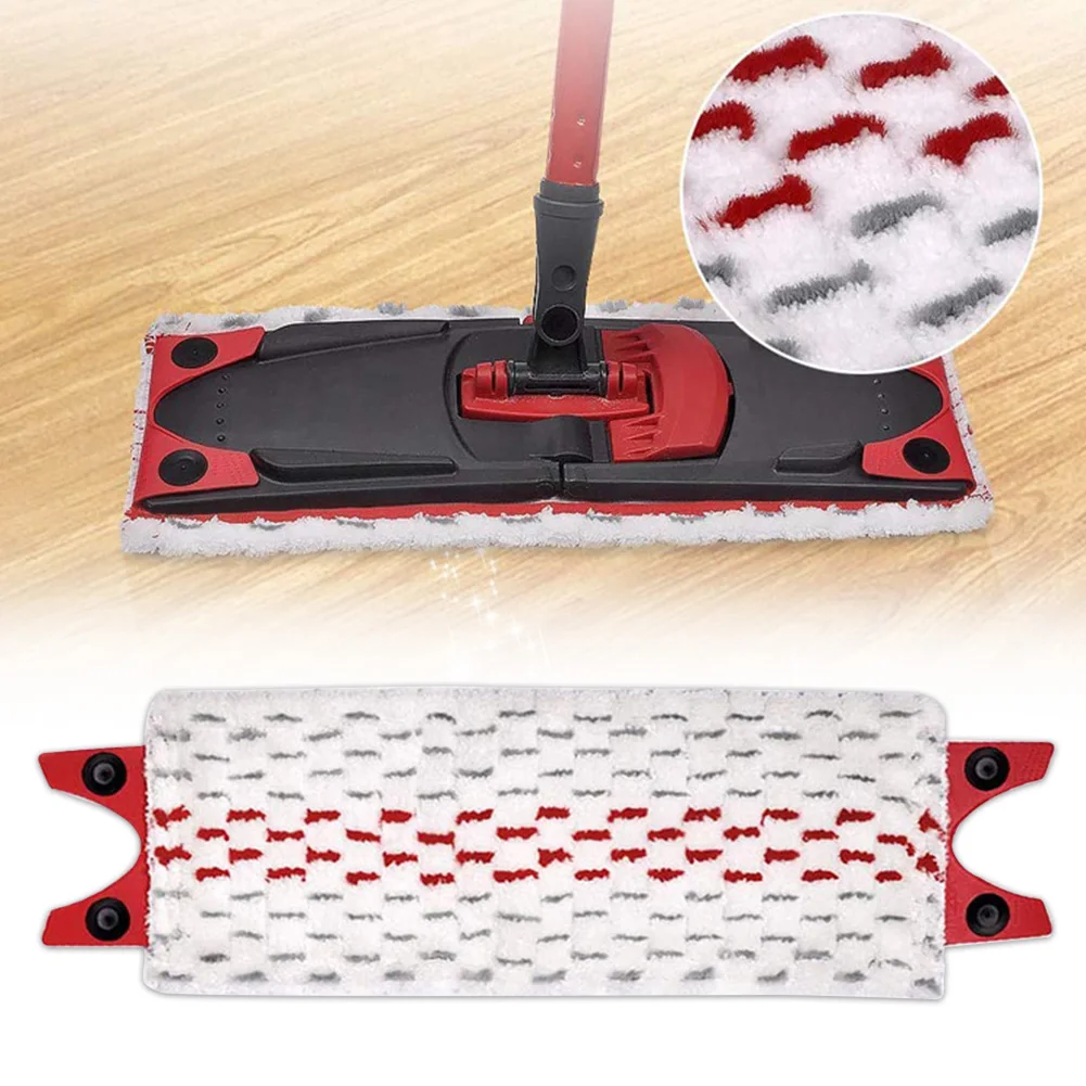 3pcs Mop Pads Reusable Bathroom Home Floor Washable Cleaning Accessories Kitchen Microfibre Cloth Flat Spin For Vileda UltraMax afbeelding