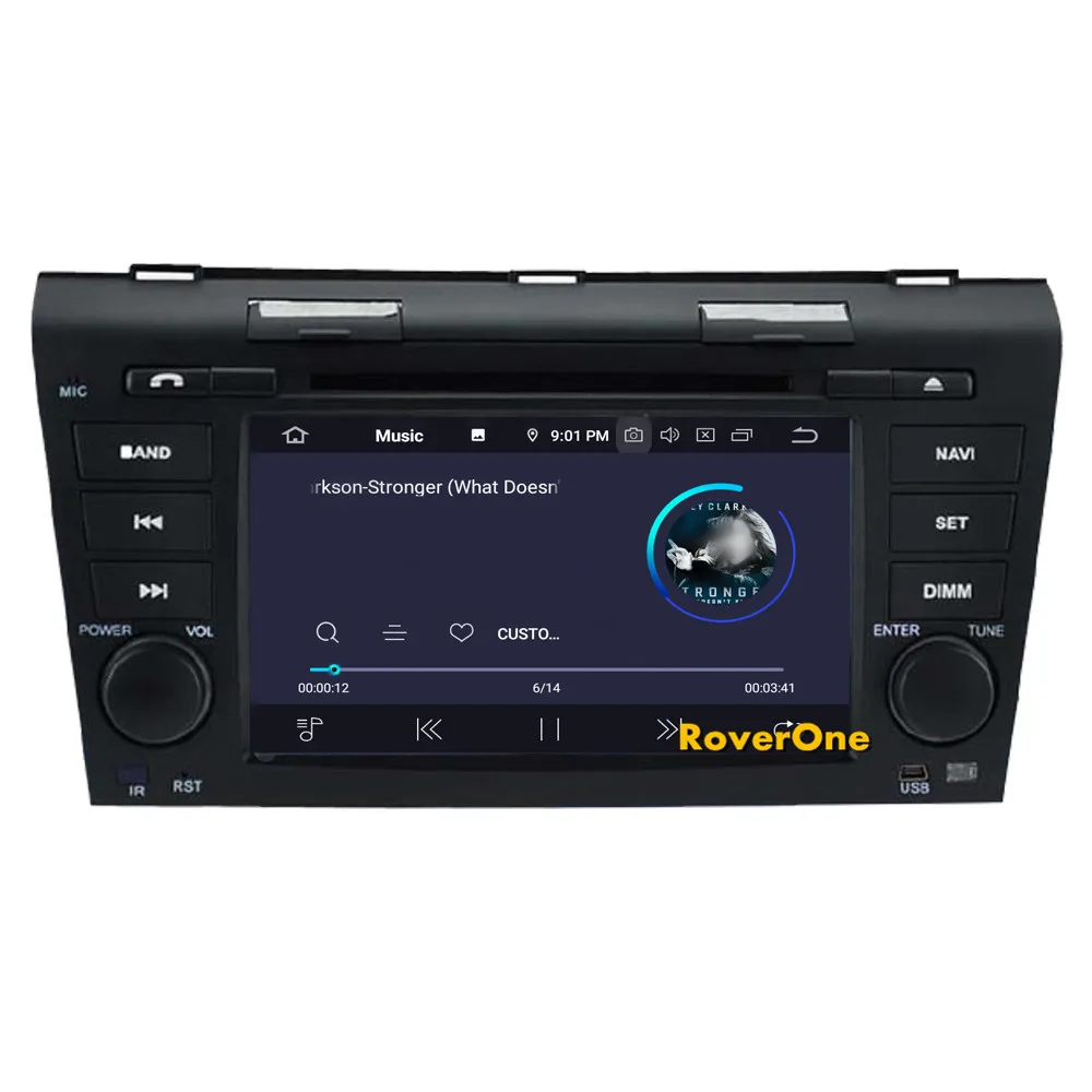 Clearance RoverOne Car Media DVD Player For Mazda 3 2003 - 2009 Android 9.0 Octa Core Autoradio GPS Navigation Radio Stereo PhoneLink 10