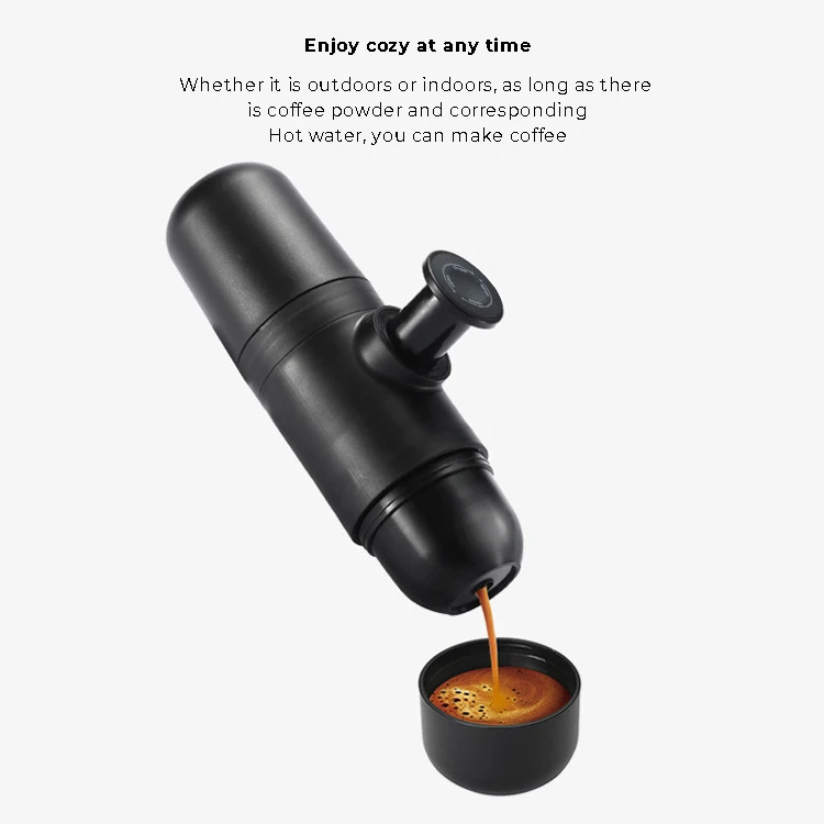 دستگاه مینی اسپرسوساز دستی Mini Portable Coffee Machine Pressure Espresso 10