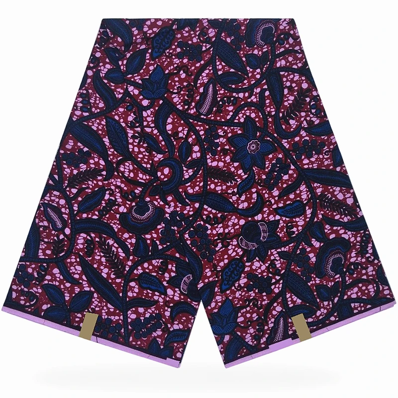 

Miss.L New Arrived Agrican wax fabric 6 yards/pcs high quality 2019 Ankara wax fabric for party dress HL19S112021
