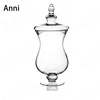 Creativity Clear Glass Bottle European Modern Transparent Crystal Candy Snacks Storage Jar with Lid Wedding Decoration Ornaments 5