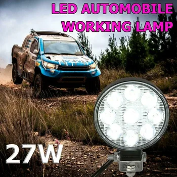

Car LED Working Fog Light Off-Road Headlight Inspection Lamp 27W With Bracket CA