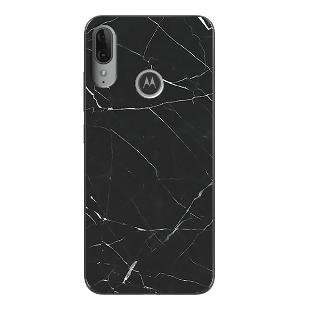 Design1 Чехол для телефона Motorola Moto P40 power One action vision Pro zoom P30 play E5 E6 G6 G7 Play Plus прозрачный мраморный чехол с принтом - Цвет: Design1