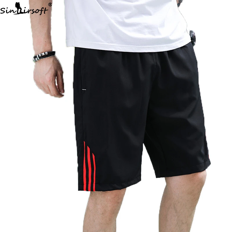 

Men's Summer New Loose Elastic Casual Shorts, Fashionable Wild Poly Straight Ester Sports Shorts, Running Beach Shorts Men M-5XL