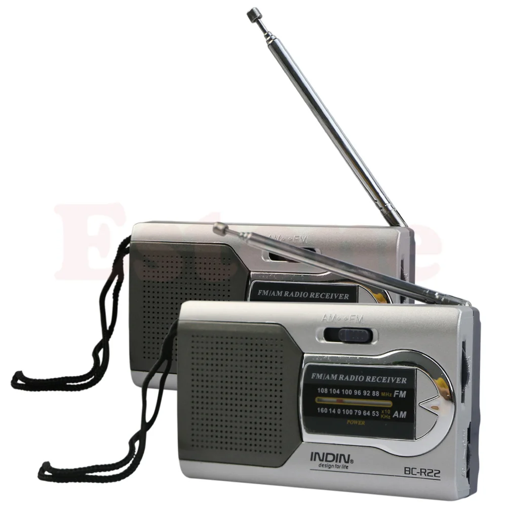 Новый универсальный тонкий AM/FM мини радиоприемник стереодинамики музыкальный