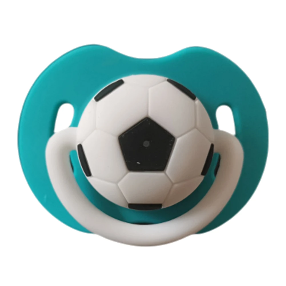Футбол стиль детская соска безопасная мягкая детская силиконовая анти-Пылезащитная крышка детский Прорезыватель Соска-пустышка