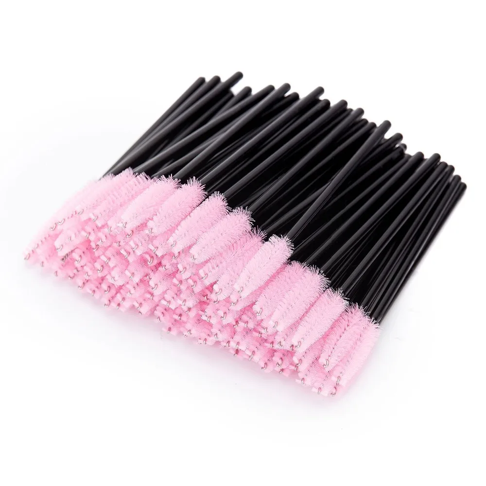 Eyelash brush Extension 5/50pcs Disposable Eye lashes Make Up Brushes Eyebrow Mascara Wand Applicator flexible can bent