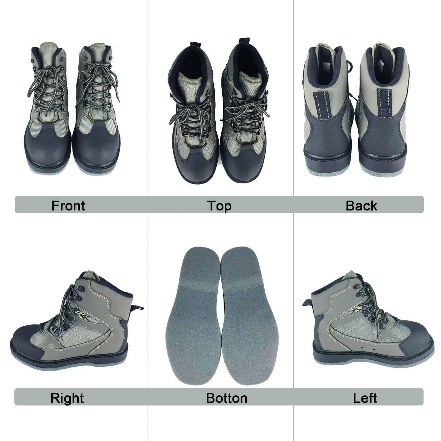 Fly Fishing Waders Waterproof Wading Pants and Boots Hunting and Fishing Clothes Anti-skid Felt Sole Shoes Outdoor Overalls