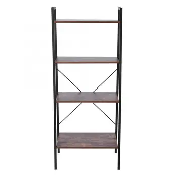 

4-Tier Shelf Ladder Bookcase Shelves Multifunctional Storage Rack for Home Living Room Bedroom