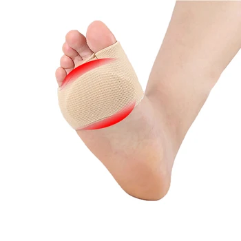 

1Pair Gel Sleeve painful metatarsal heads Morton Forefoot pads flat splay foot pressure relief calluses feet care Tool