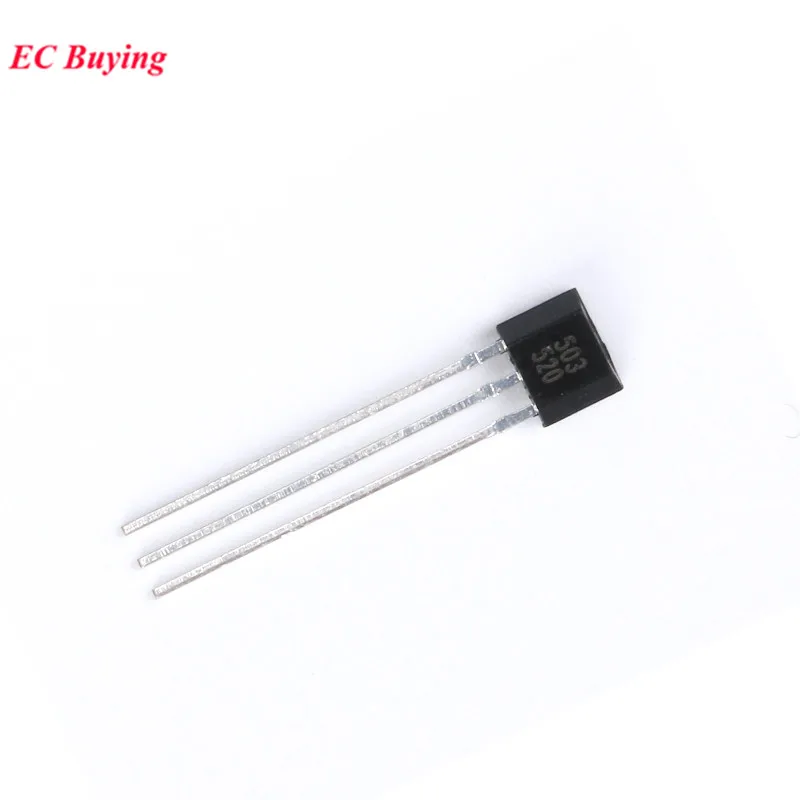 100 Pack Linear Hall Effect Sensors with TO-92UA Casing