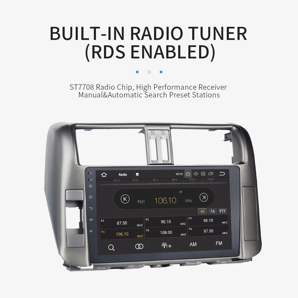 Discount Android 9.0 car autoradio for toyota prado 150 2010 2011 2012 2013 with 9" HD Digital Capacitive Touch Screen Bluetooth 32G ROM 8