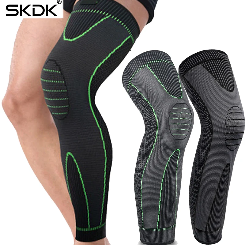 Knee-Brace Compression Long-Sleeve Warmth SKDK Running-Workout Sports Cycling Fitness